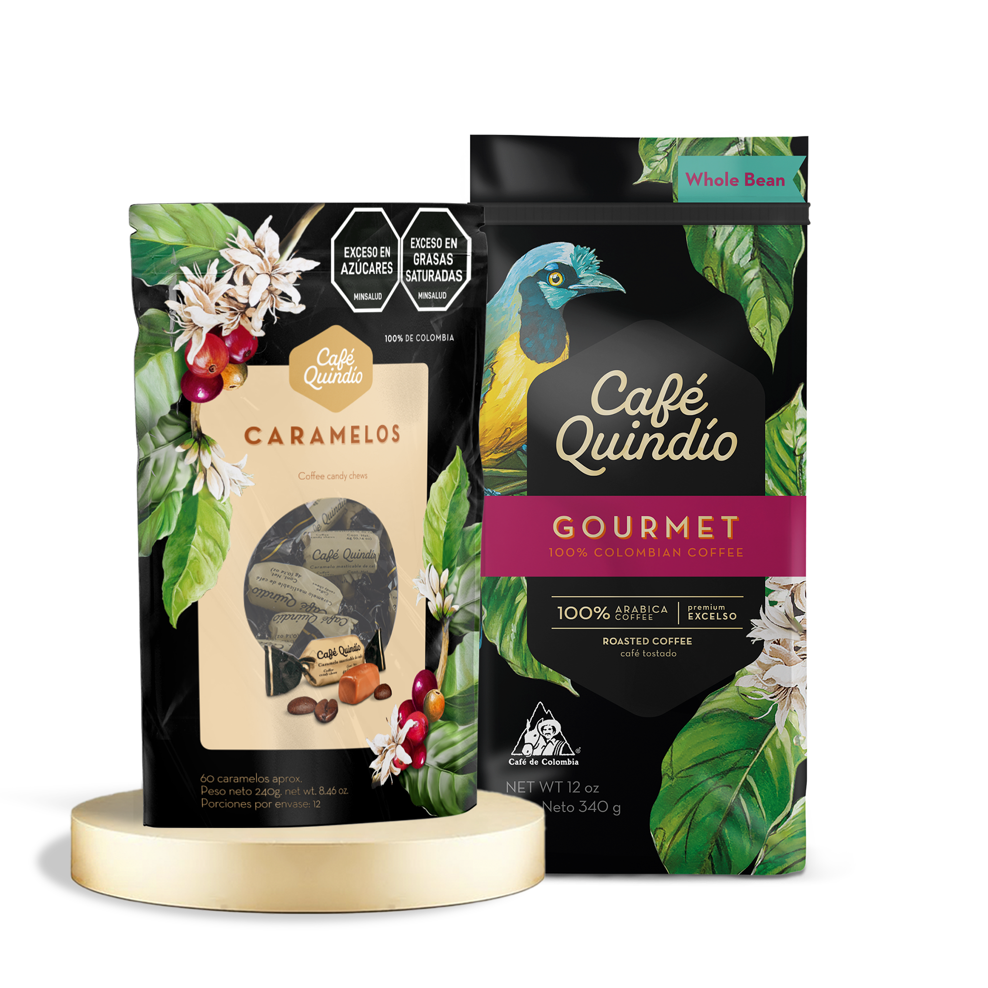Gourmet 12 oz + Coffee Caramels 8.8 oz