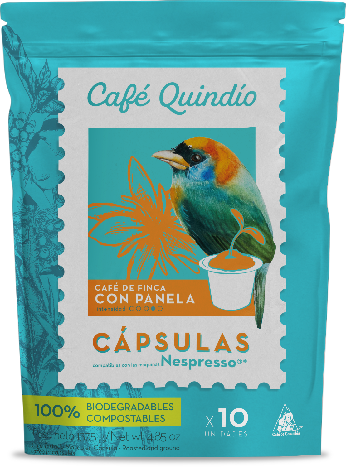 Cápsulas de Café de Finca con Panela