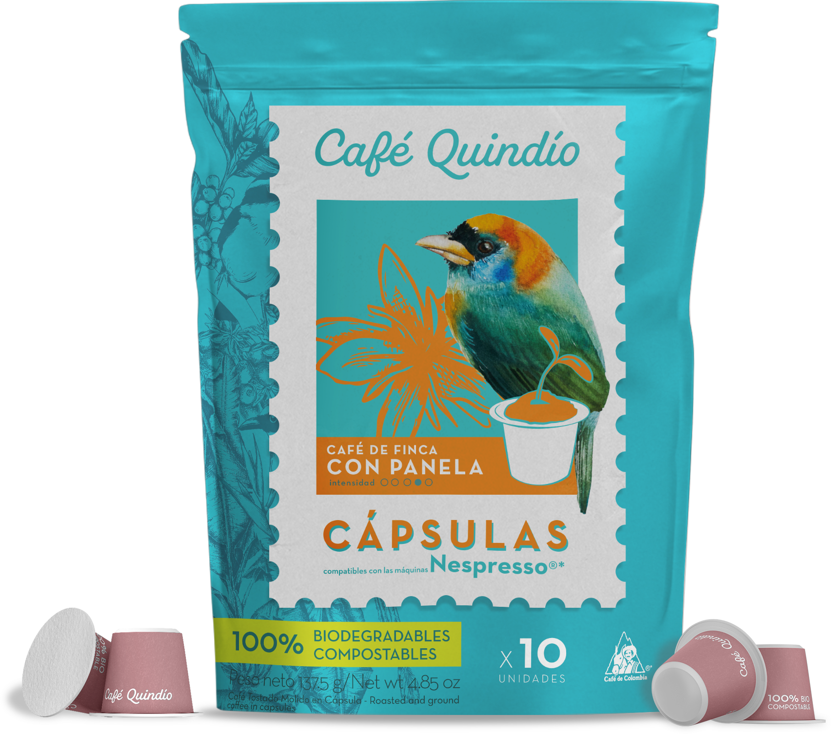 Cápsulas de Café de Finca con Panela