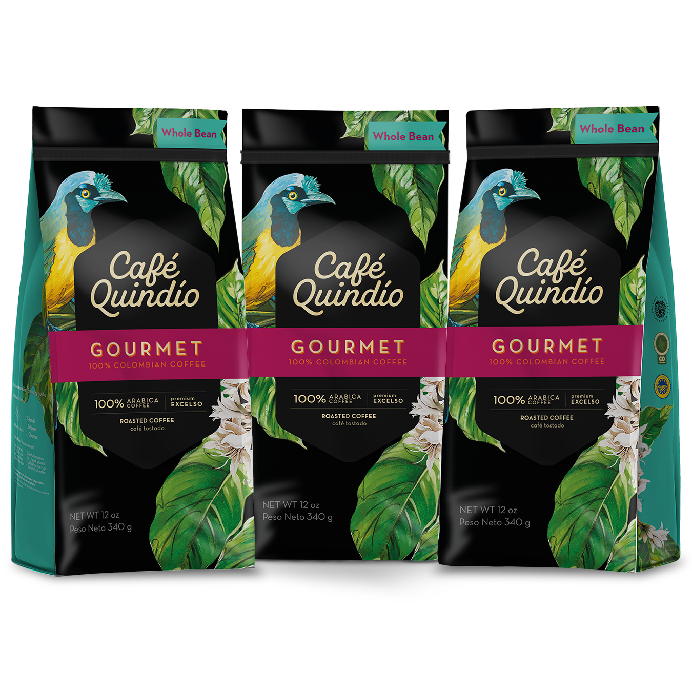 Tripack x3 Gourmet Whole Bean (12 Oz)