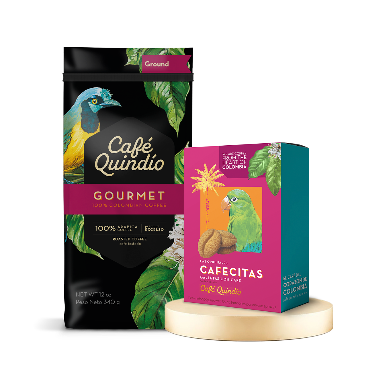 Gourmet 12 Oz + Cafecitas 7 Oz