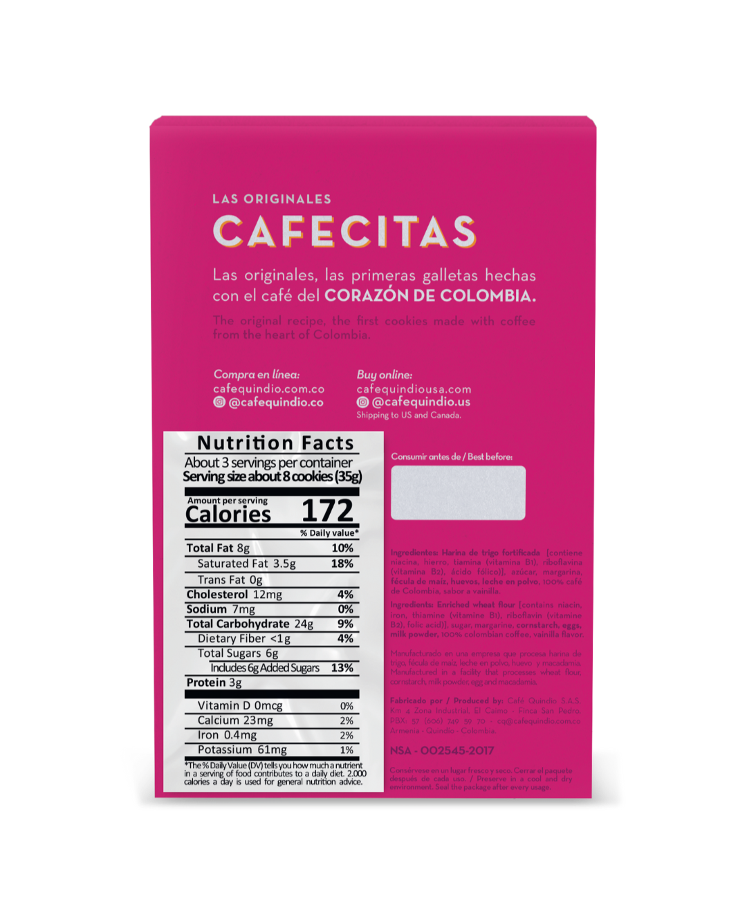 Cafecitas Coffee Cookies