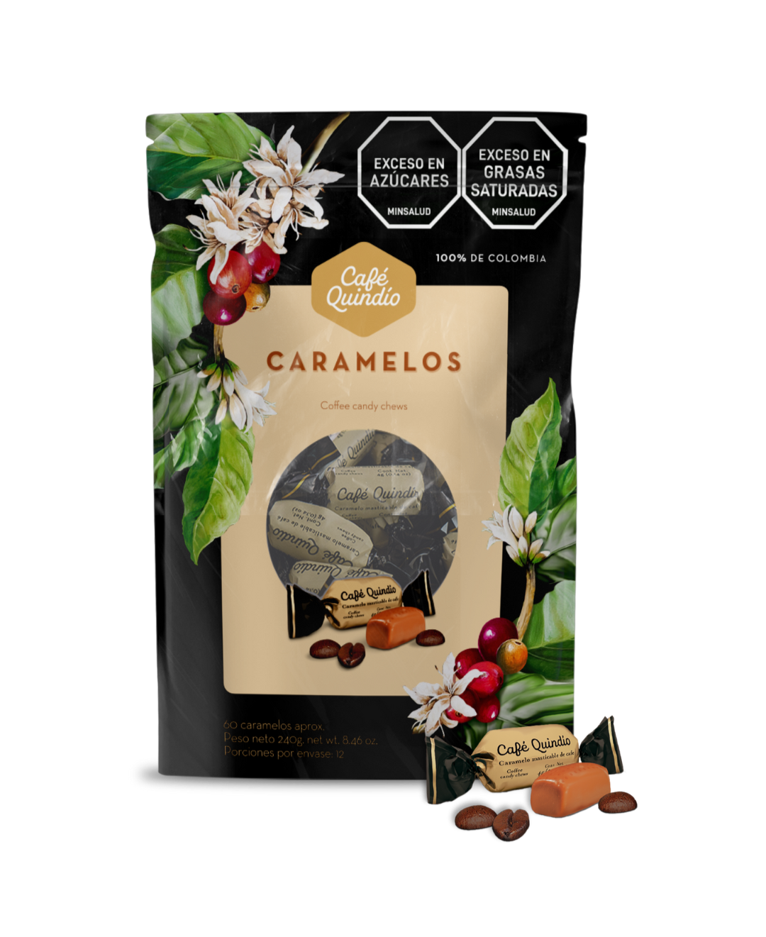 Caramelos Masticables de Café