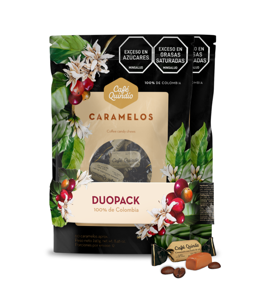 Caramelos Masticables de Café