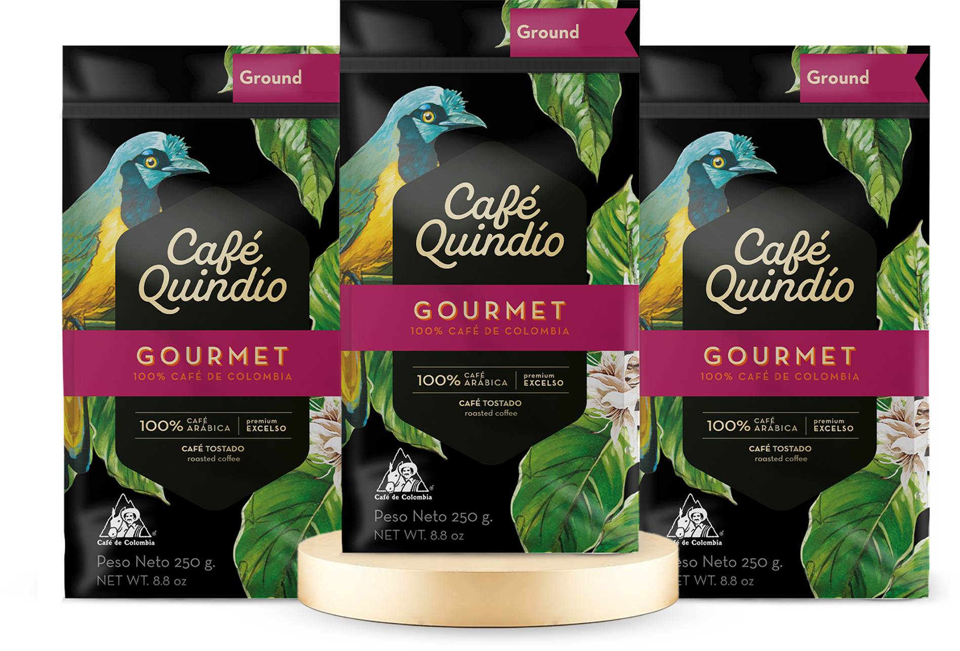 Tripack x 3 Gourmet 8.8 oz (Ground)