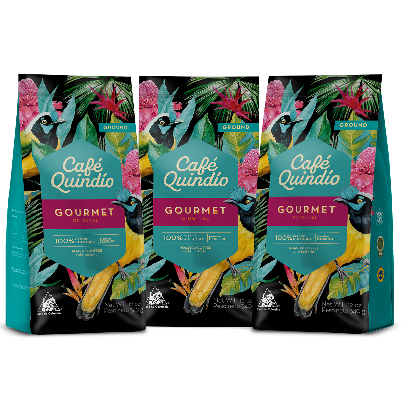 Tripack x3 Gourmet Original Ground (12 Oz)